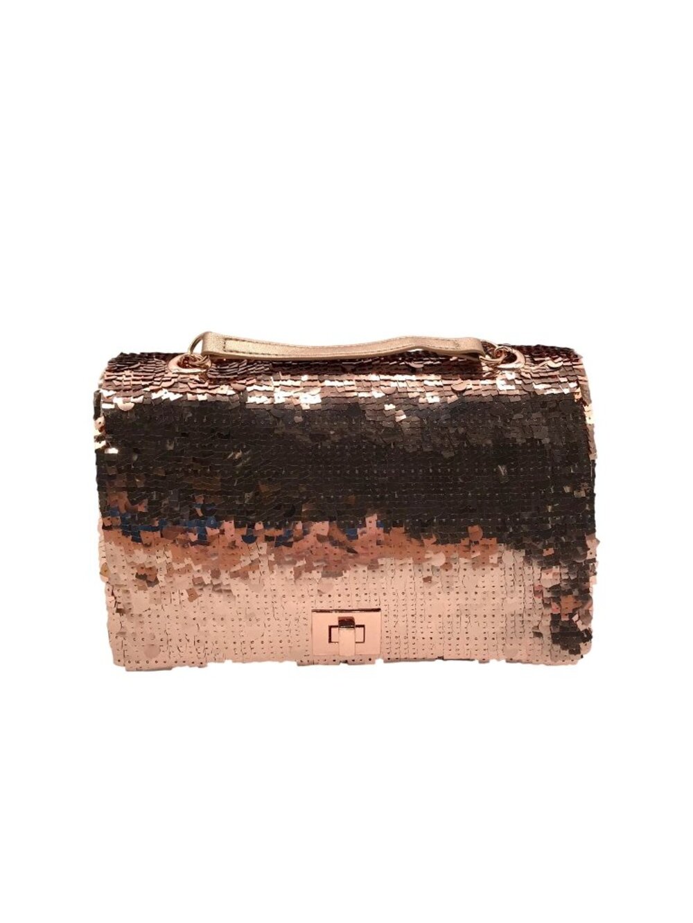 I.N.C. International Concepts Rose Gold Sequin Ajae Crossbody Bag